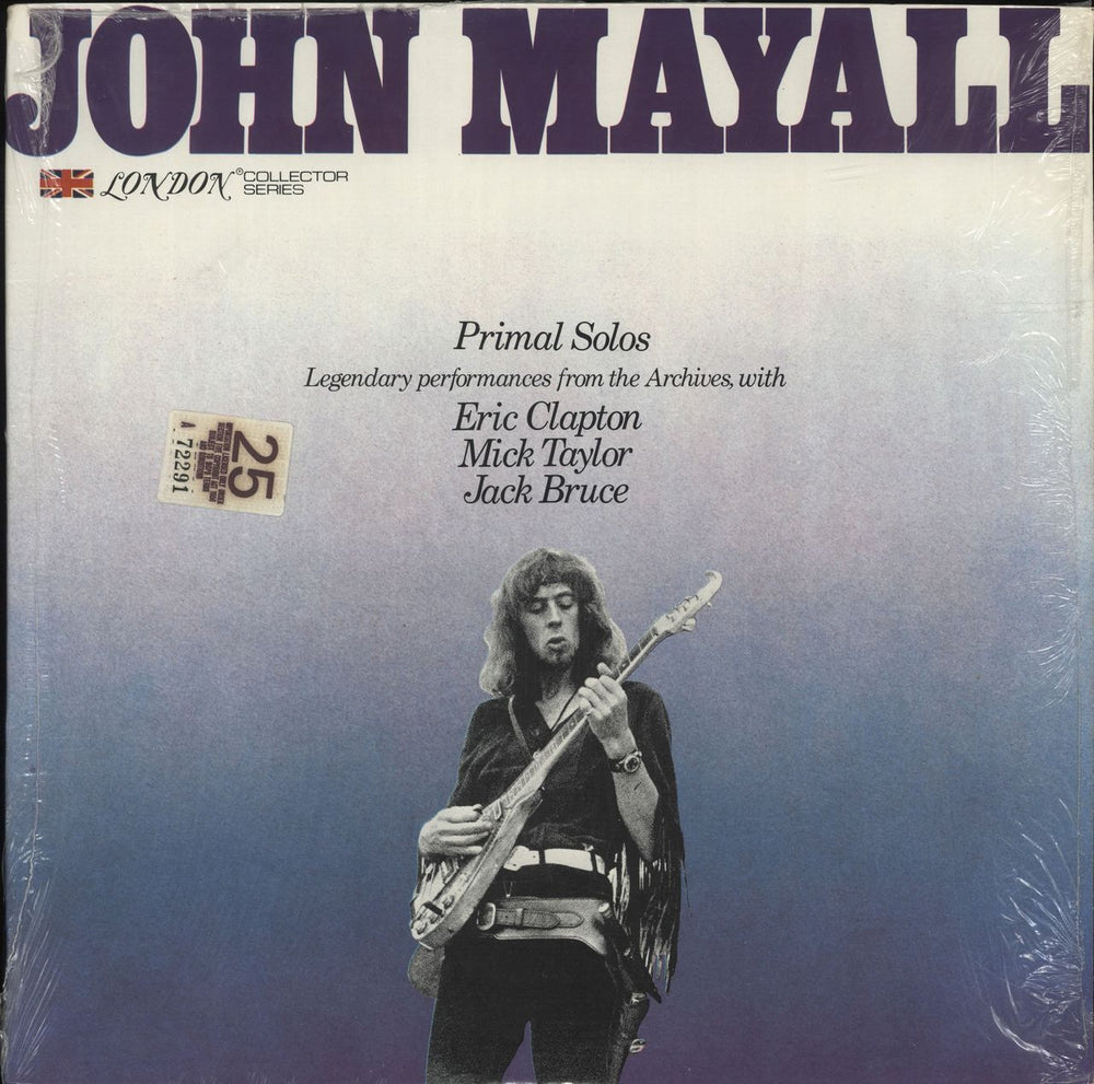 John Mayall Primal Solos US vinyl LP album (LP record) LC50003