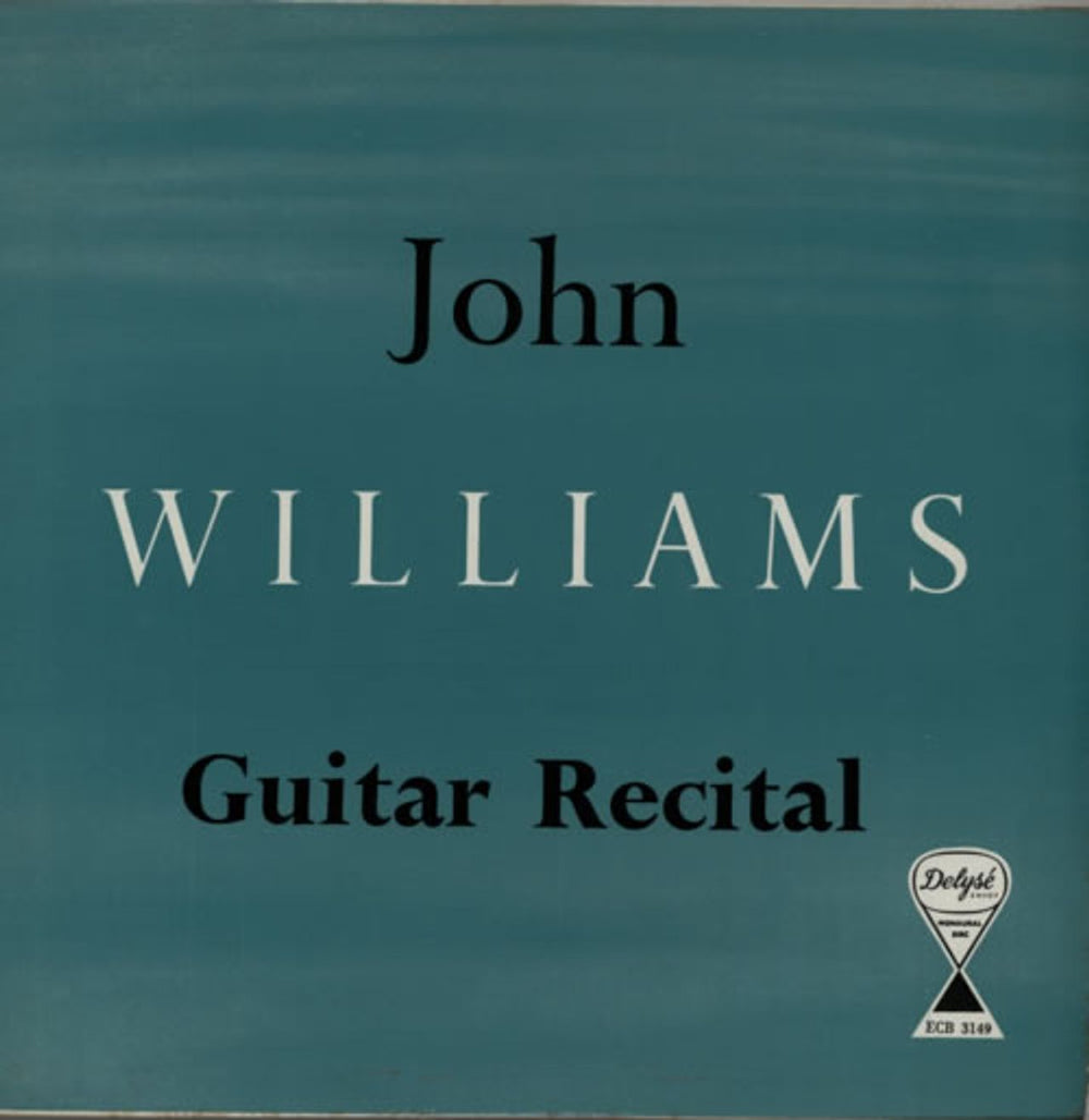 John Williams (Composer) Guitar Recital UK vinyl LP album (LP record) ECB3149