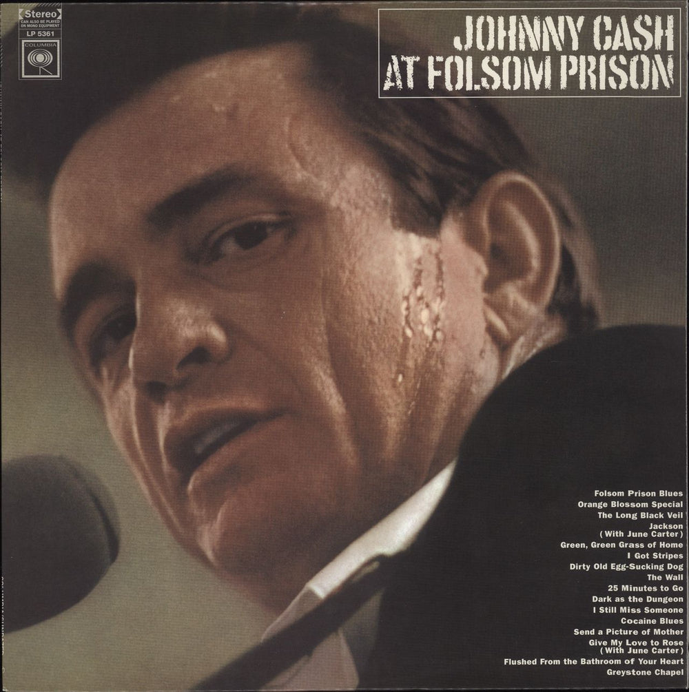 Johnny Cash At Folsom Prison - 180g US vinyl LP album (LP record) LP5361