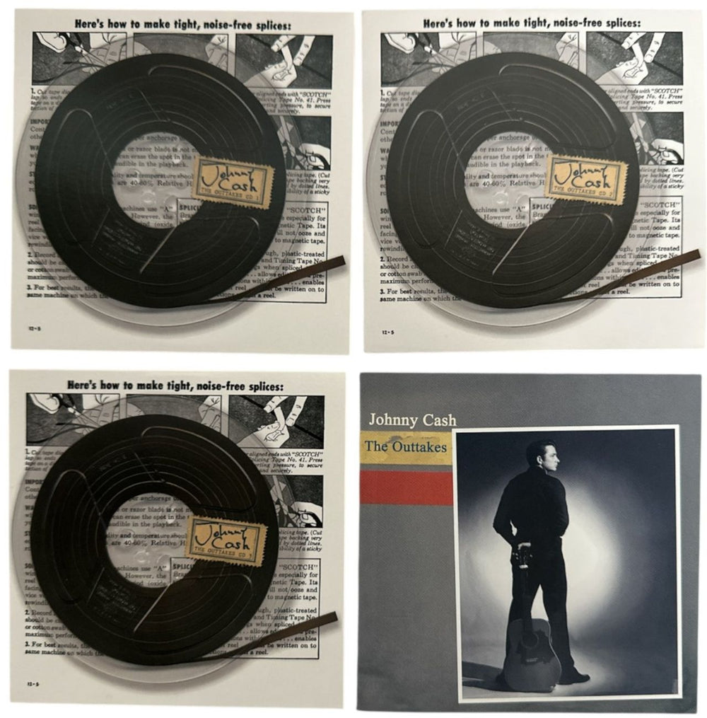 Johnny Cash The Outtakes German 3-CD album set (Triple CD) JCS3CTH867813