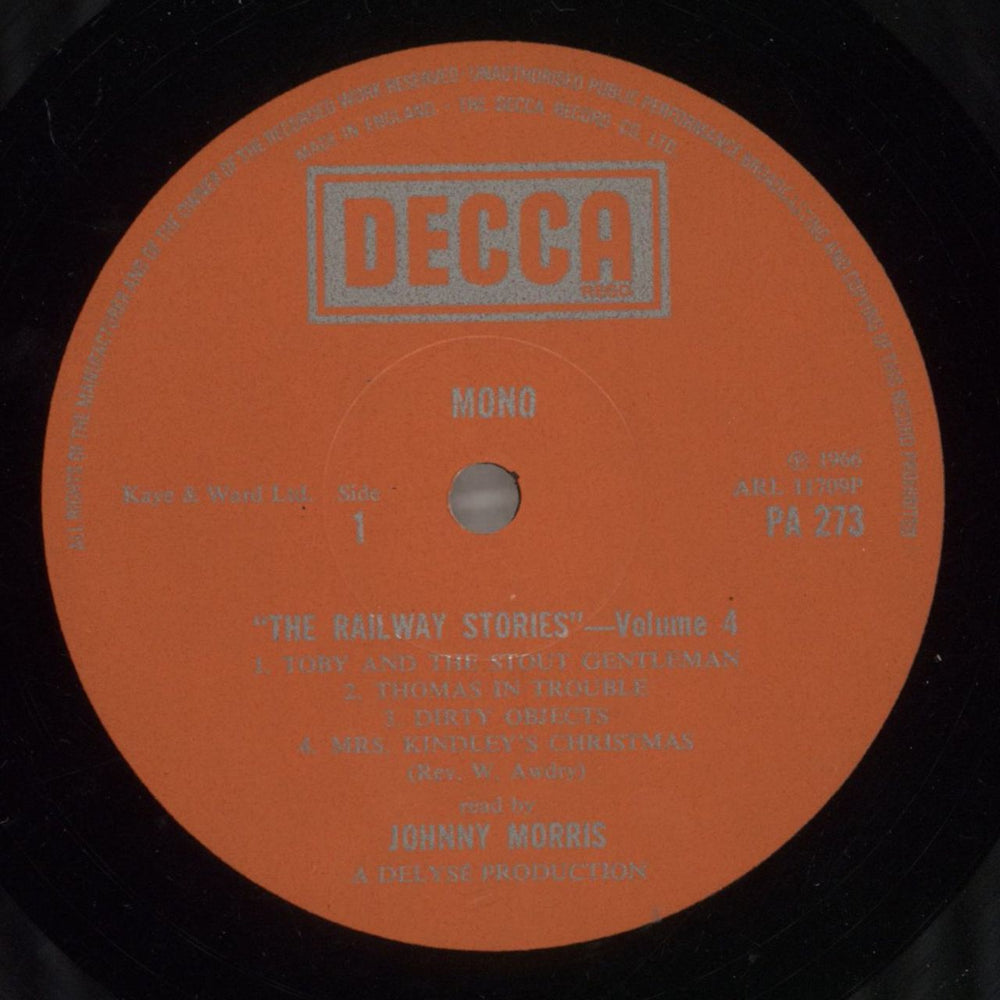 Johnny Morris The Railway Stories Vol. 4 UK vinyl LP album (LP record) K-9LPTH879777