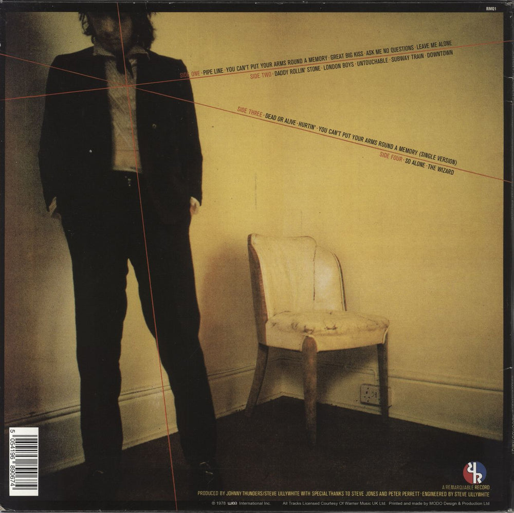 Johnny Thunders & The Heartbreakers So Alone UK 2-LP vinyl record set (Double LP Album) JTH2LSO833668