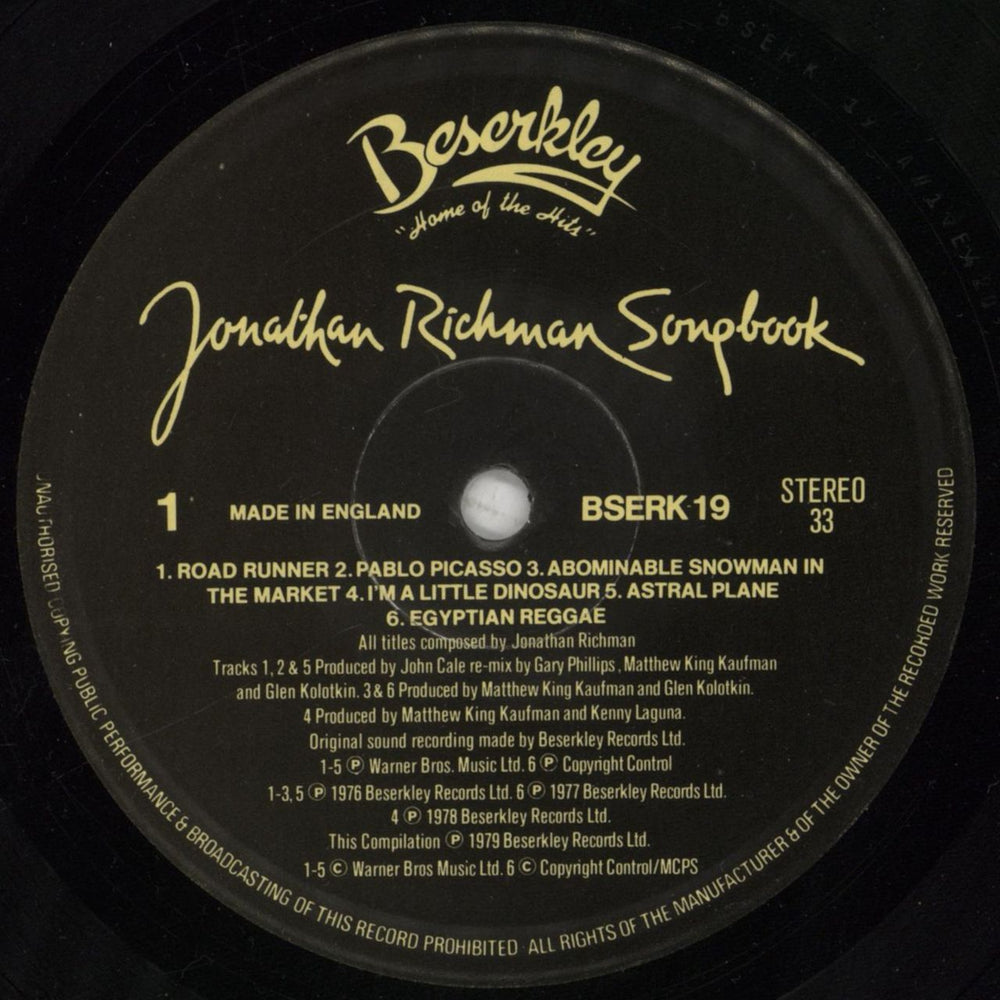 Jonathan Richman & The Modern Lovers The Best Of Jonathan Richman & The Modern Lovers UK vinyl LP album (LP record) JHRLPTH216843