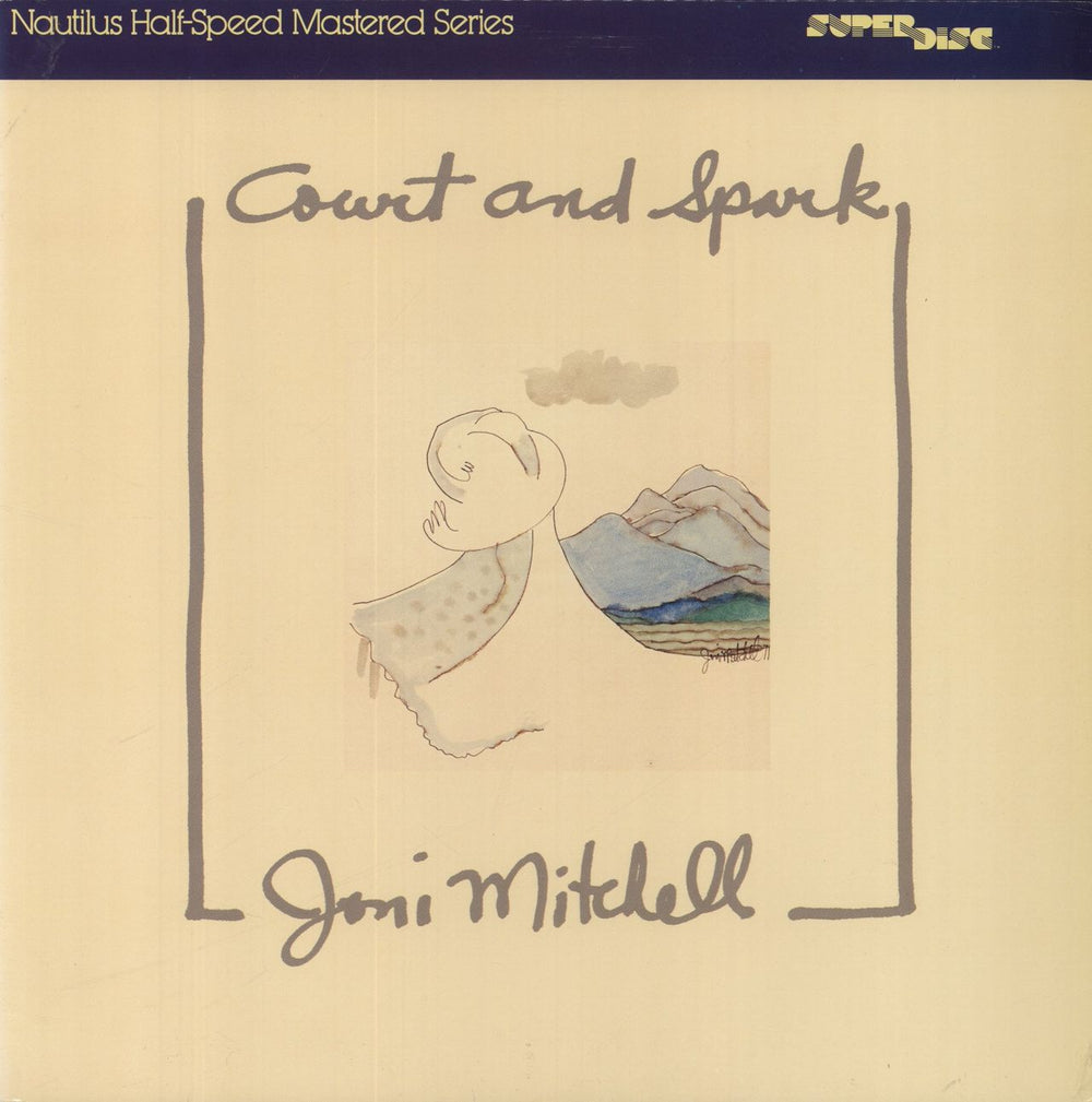 Joni Mitchell Court And Spark - Audiophile US vinyl LP album (LP record) NR11