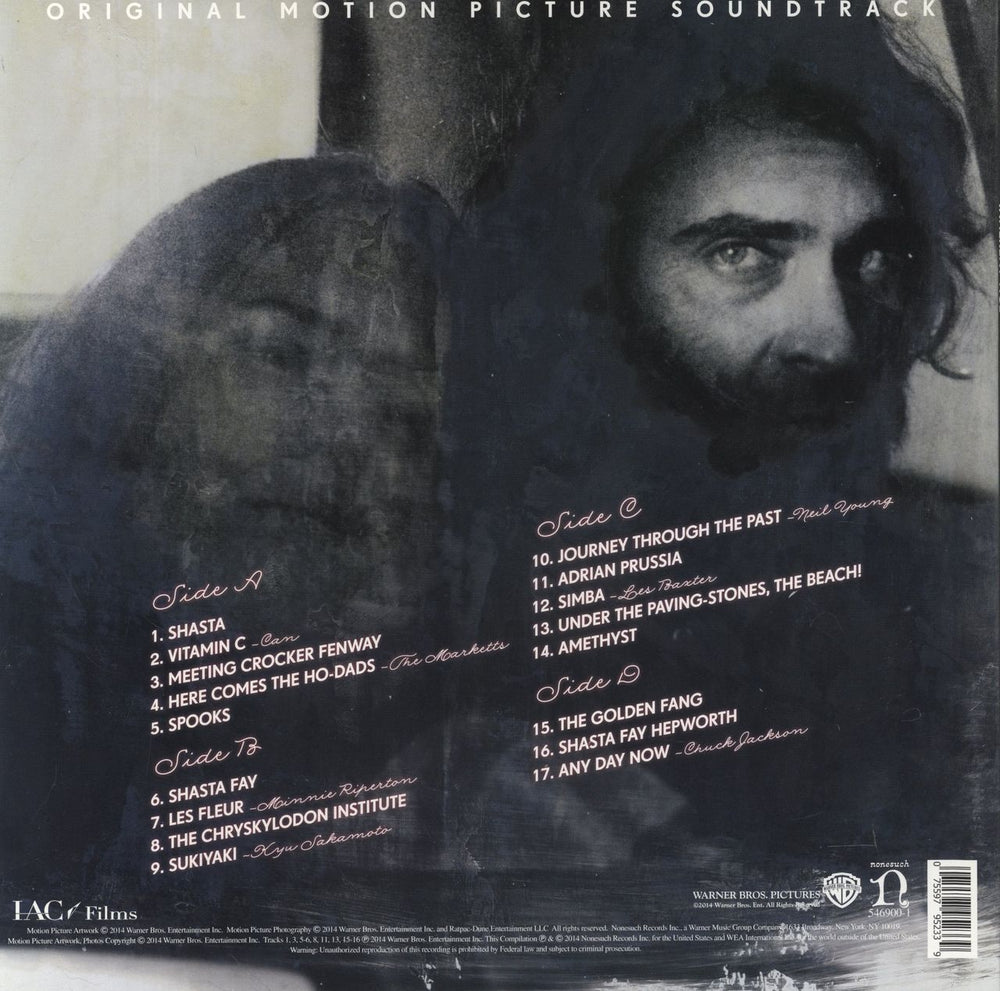 Jonny Greenwood Inherent Vice US 2-LP vinyl record set (Double LP Album) 075597952339