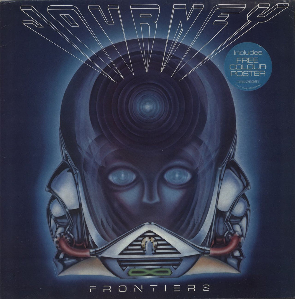 Journey Frontiers UK vinyl LP album (LP record) CBS25261