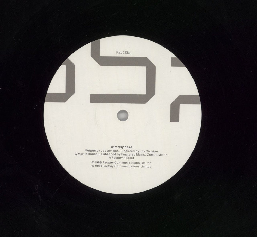 Joy Division Atmosphere - EX UK 12" vinyl single (12 inch record / Maxi-single) JOY12AT772655