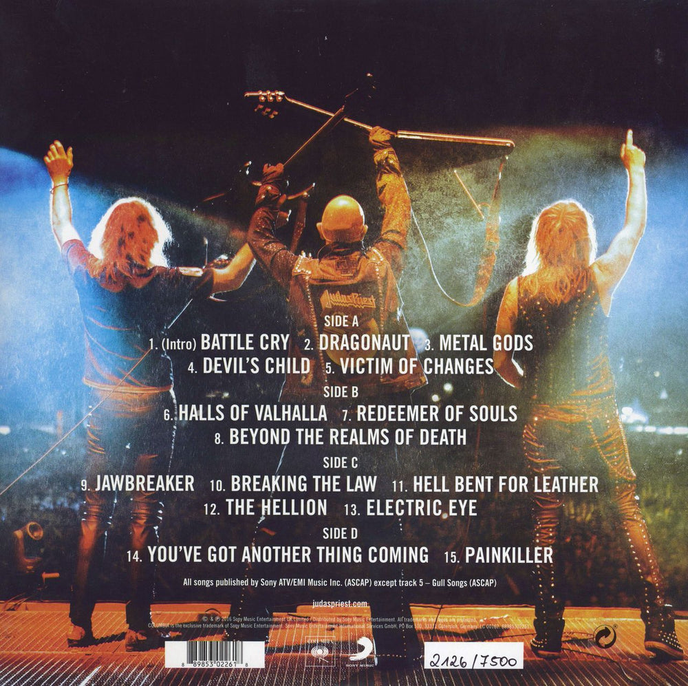 Judas Priest Battle Cry - Numbered & Sealed UK vinyl LP album (LP record) 889853022618