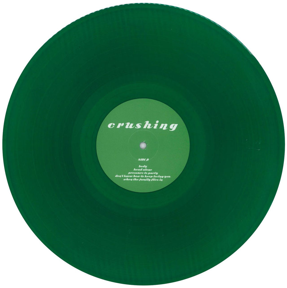 Julia Jacklin Crushing - Green Vinyl UK vinyl LP album (LP record) 63OLPCR834475