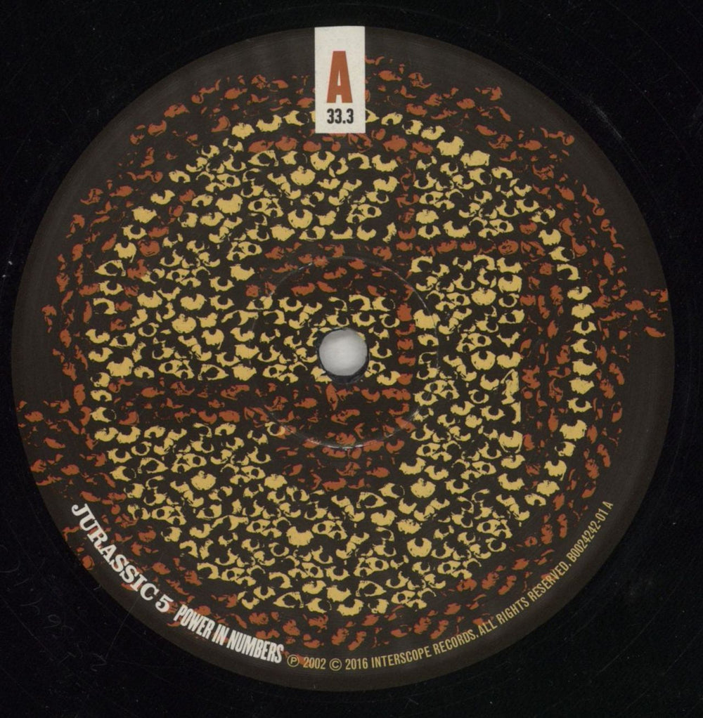 Jurassic 5 Power In Numbers US 2-LP vinyl record set (Double LP Album) JU52LPO855462