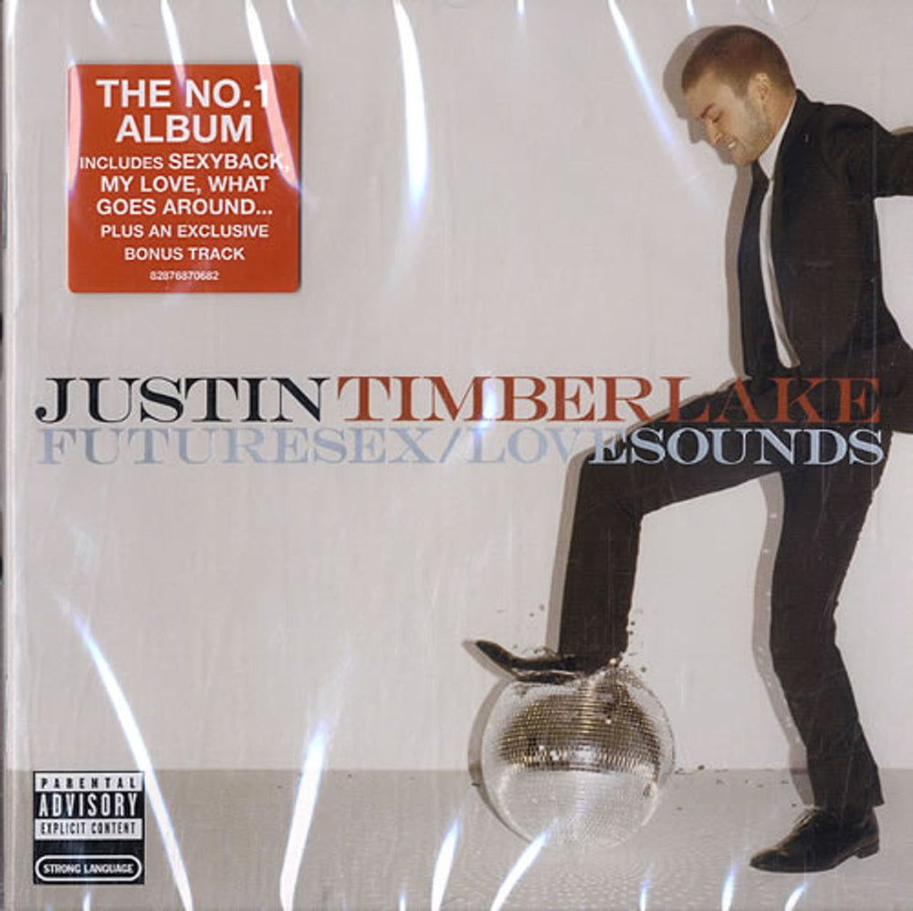 Justin Timberlake Future Sex / Love Sounds - Promo Stickered - Sealed UK CD album (CDLP) 82876870682