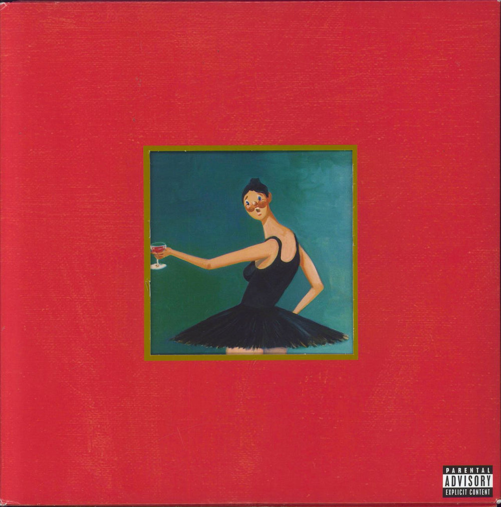 Kanye West My Beautiful Dark Twisted Fantasy UK 3-LP vinyl record set (Triple LP Album) 00602527594934