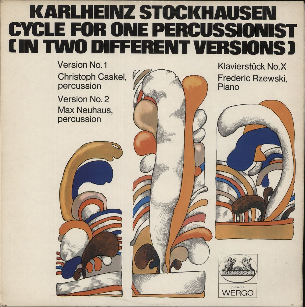 Karlheinz Stockhausen Cycle For One Percussionist (In Two Different Versions) / Klavierstück No. X UK vinyl LP album (LP record) 2549016