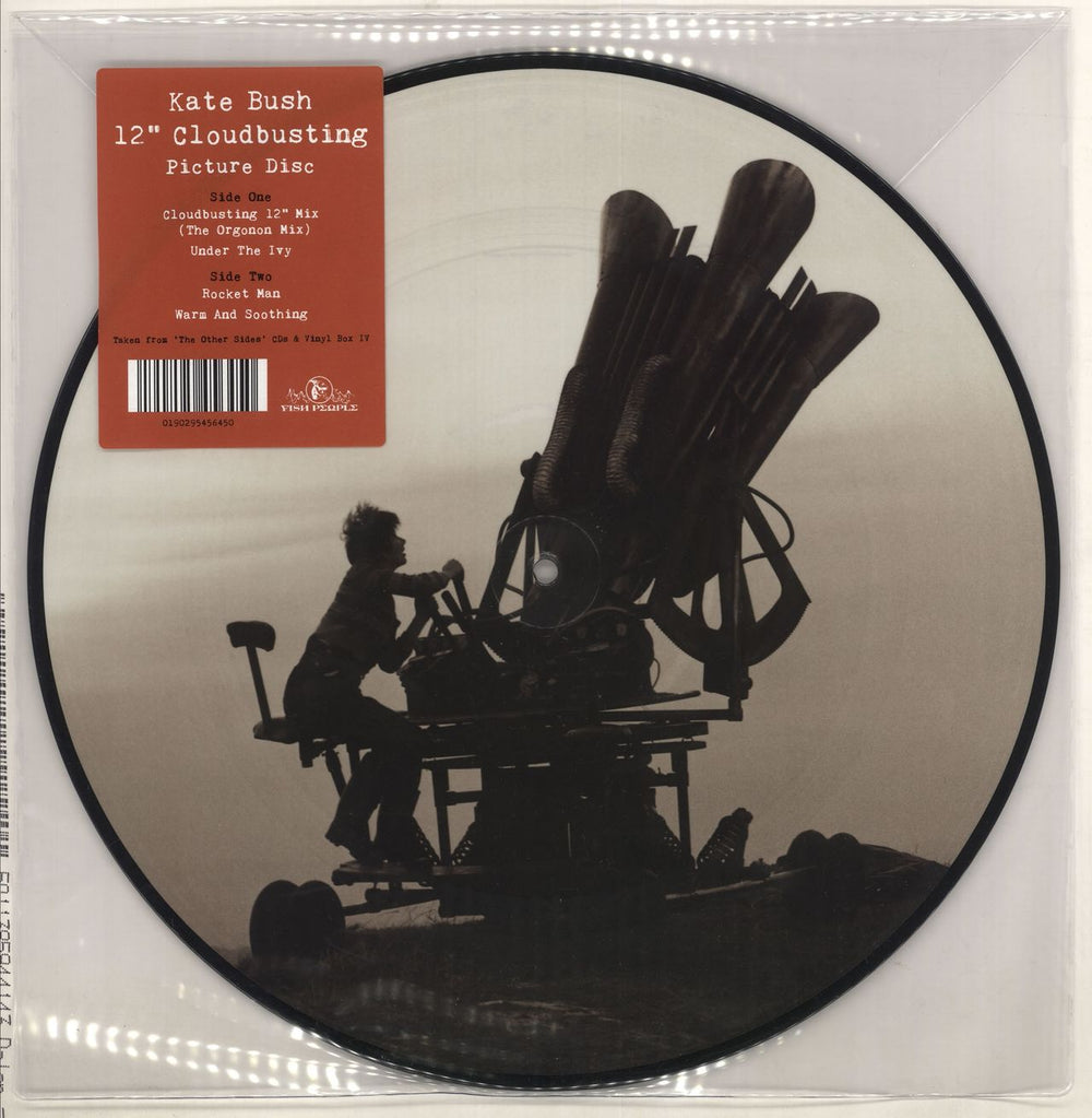 Kate Bush Cloudbusting - Sealed UK 12" vinyl picture disc (12 inch picture record) 0190295456450