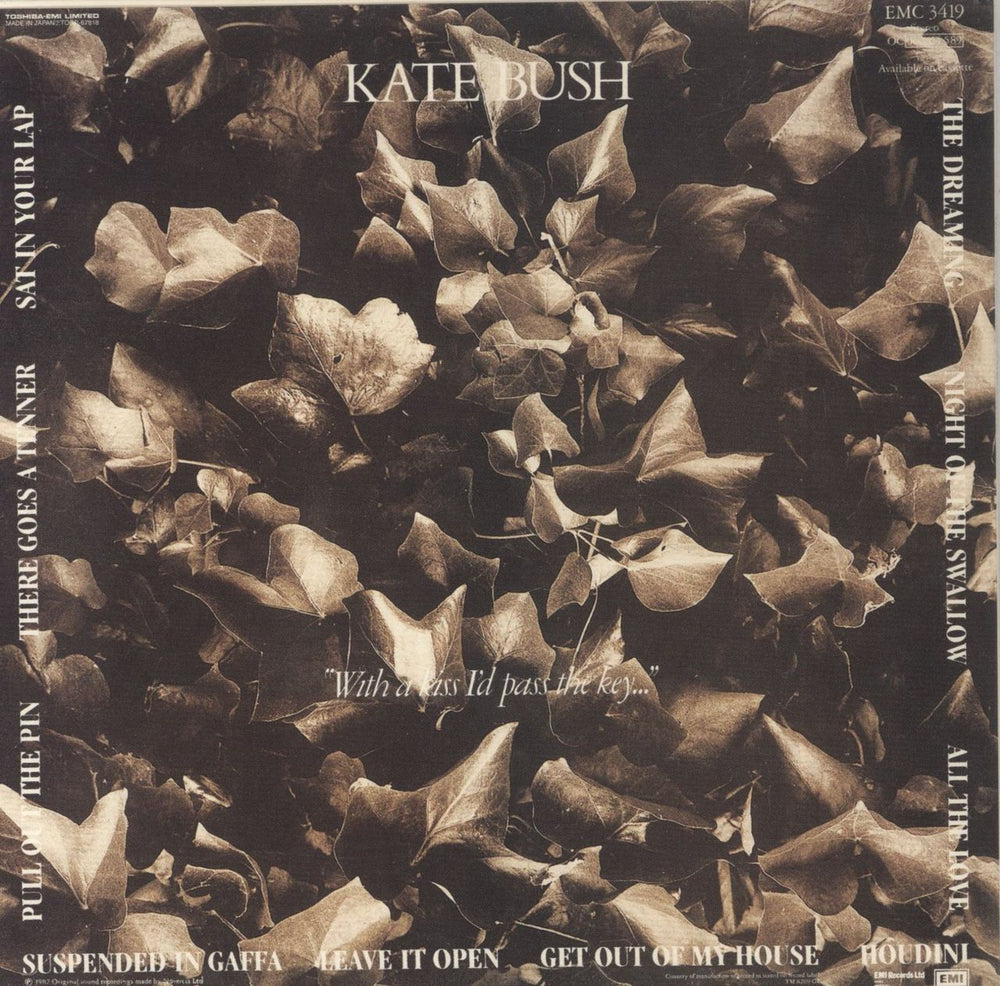 Kate Bush The Dreaming Japanese CD album (CDLP) BUSCDTH862327