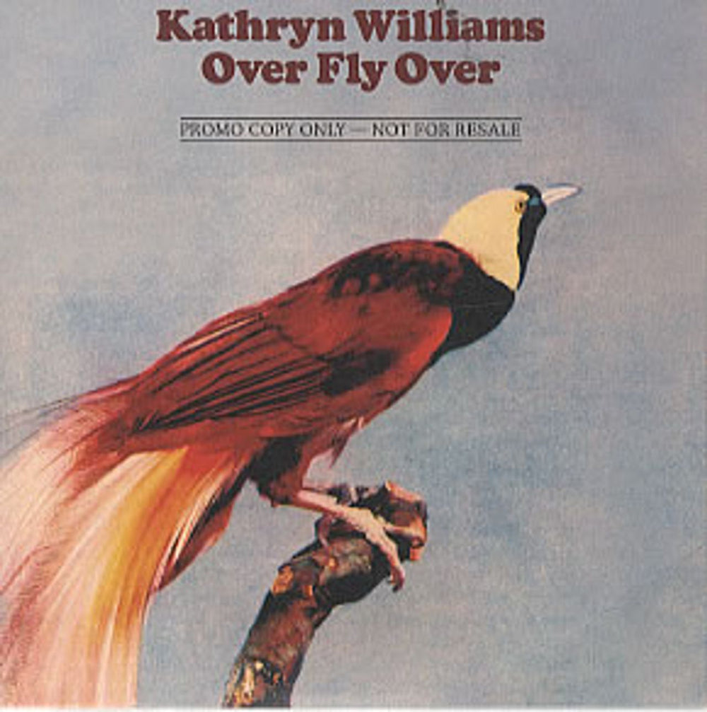 Kathryn Williams Over Fly Over UK Promo CD album (CDLP) CAW007P