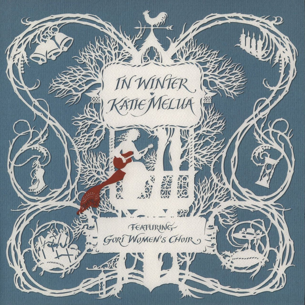 Katie Melua In Winter - White Vinyl UK vinyl LP album (LP record) 538234971