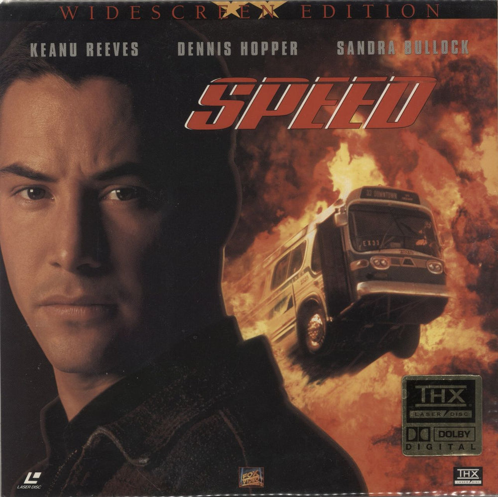 Keanu Reeves Speed Japanese Promo laserdisc / lazerdisc 0896785
