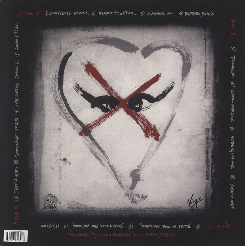 Keith Richards Crosseyed Heart UK 2-LP vinyl record set (Double LP Album) 602547393968