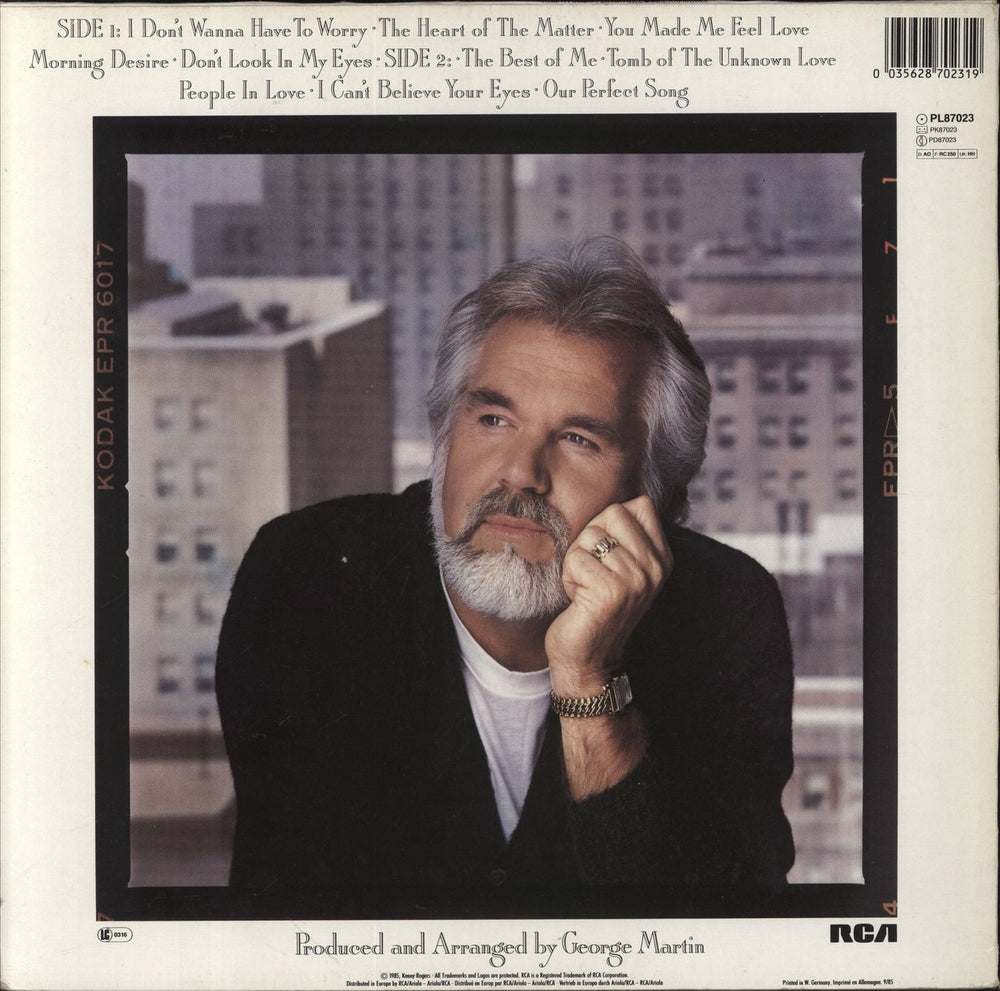 Kenny Rogers & The First Edition The Heart Of The Matter German vinyl LP album (LP record) 035628702319