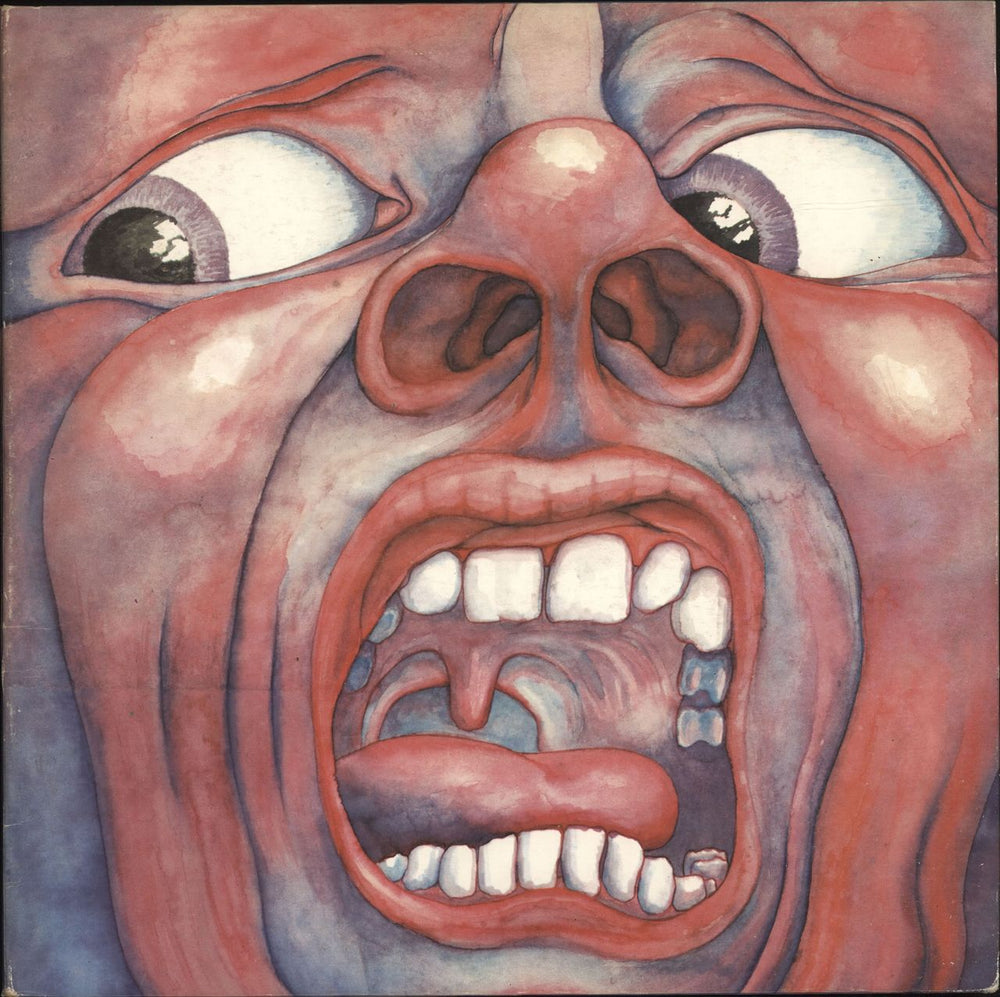 King Crimson In The Court Of The Crimson King - EX UK vinyl LP album (LP record) 2302057