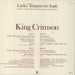 King Crimson Larks' Tongues In Aspic - 50th Anniversary 2023 Mixes - 200 Gram - Opened shrink UK 2-LP vinyl record set (Double LP Album) 633367795915