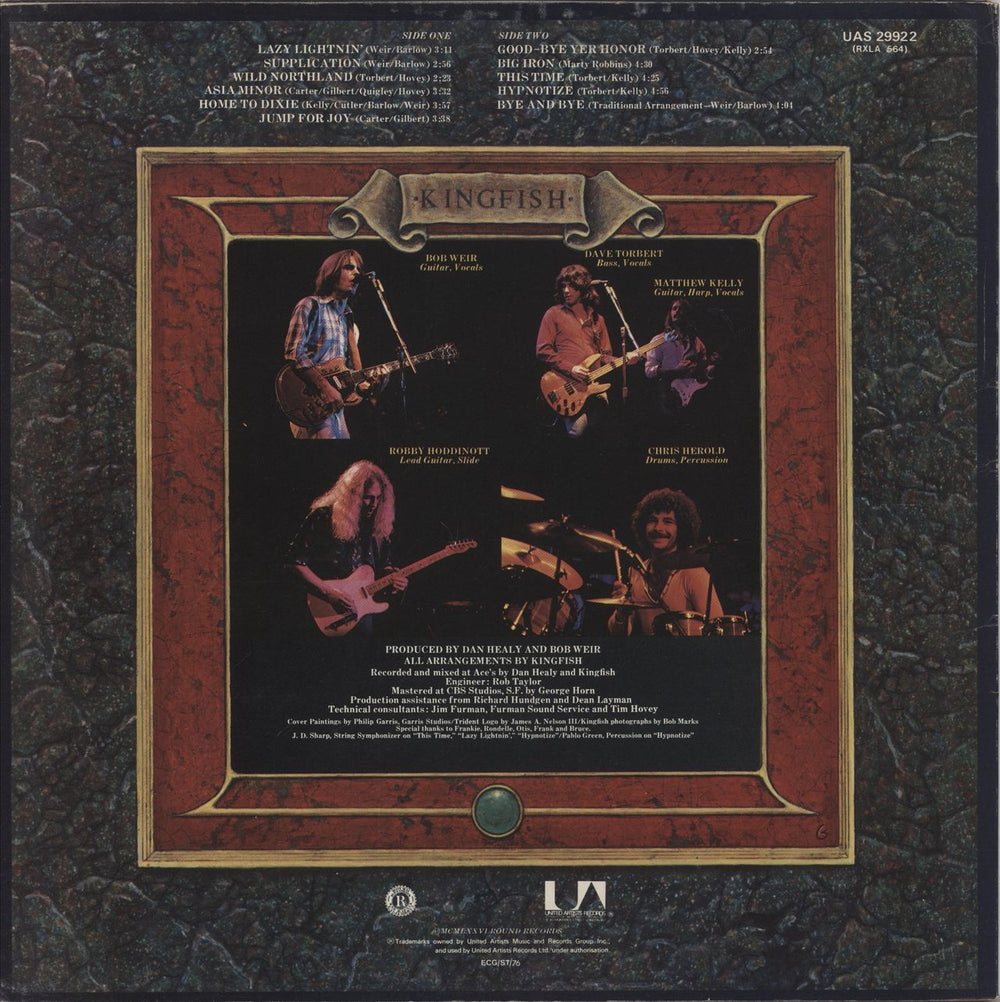 Kingfish Kingfish UK vinyl LP album (LP record)