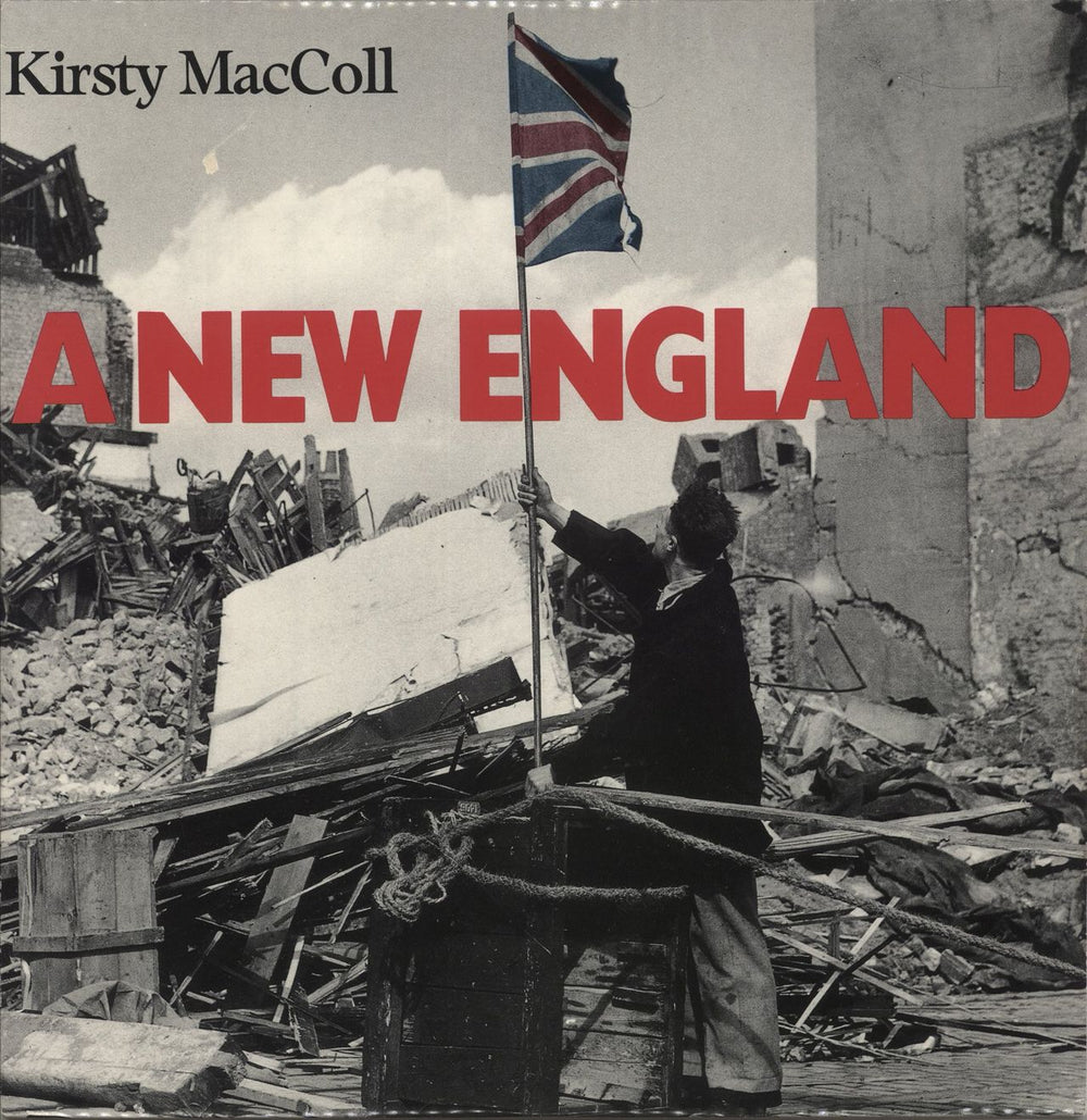 Kirsty MacColl A New England - Bombsite Sleeve UK 12" vinyl single (12 inch record / Maxi-single) BUYIT216
