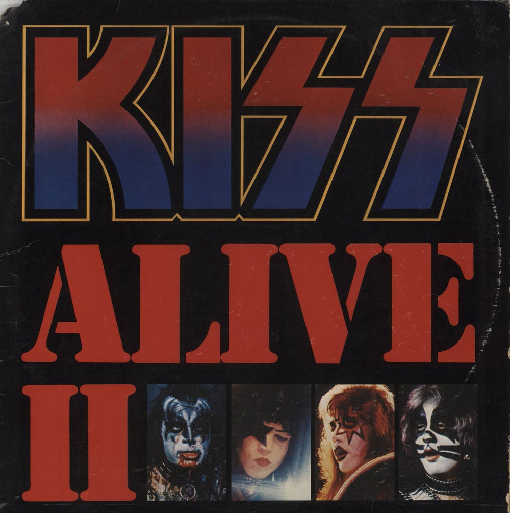 Kiss Alive II - EX US 2-LP vinyl record set (Double LP Album) NBLP7076