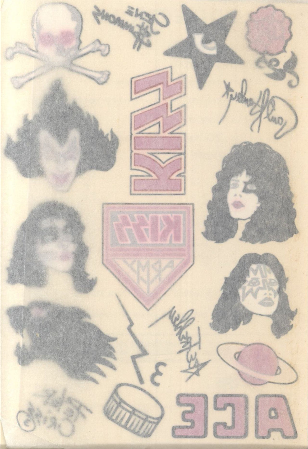 Kiss Alive II + Booklet + Tattoos - EX UK 2-LP vinyl record set (Double LP Album) 1977