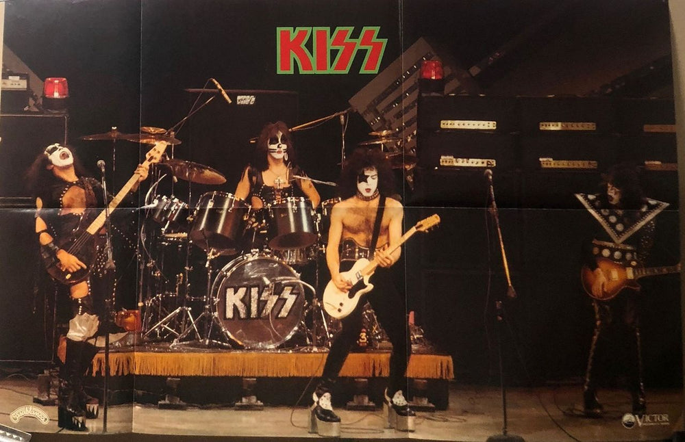 Kiss Destroyer - 2 x Obi + Poster Japanese vinyl LP album (LP record)