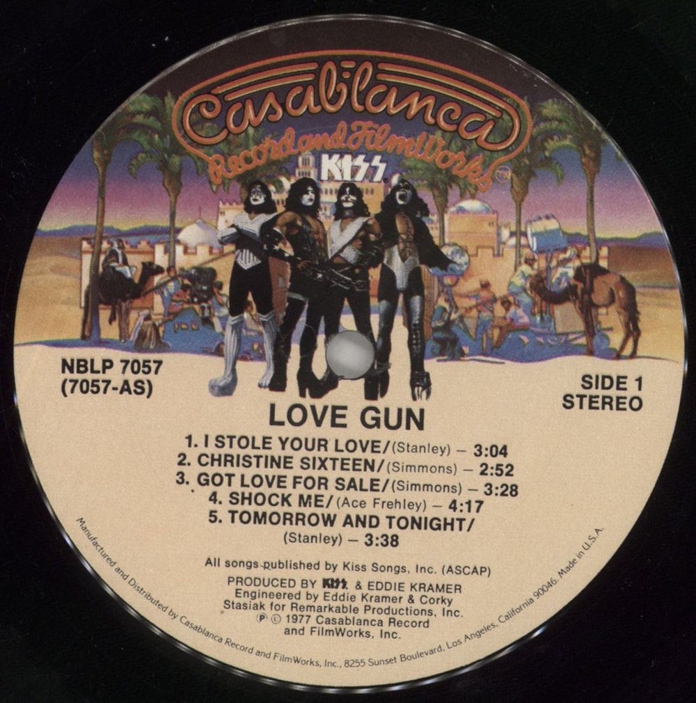 Kiss Love Gun + Gun - EX US vinyl LP album (LP record) KISLPLO253291