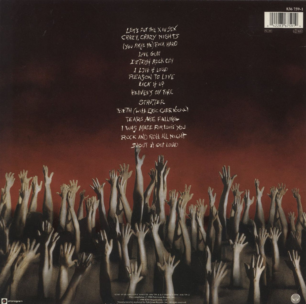 Kiss Smashes, Thrashes & Hits Dutch vinyl LP album (LP record) 042283675919