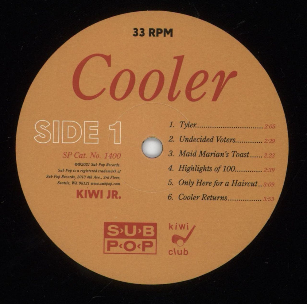 Kiwi Jr.  Cooler Returns UK vinyl LP album (LP record) 9-3LPCO874312