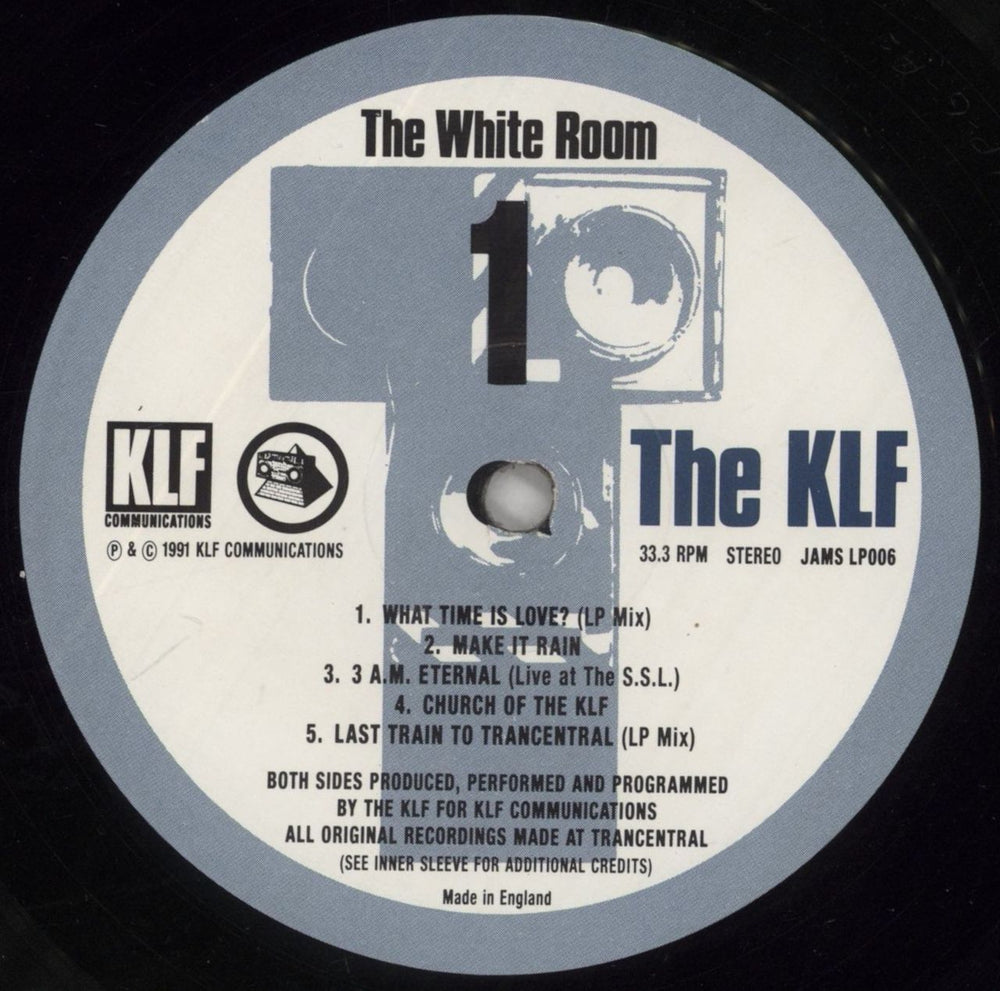 KLF The White Room - 1st - VG UK vinyl LP album (LP record) KLFLPTH860857