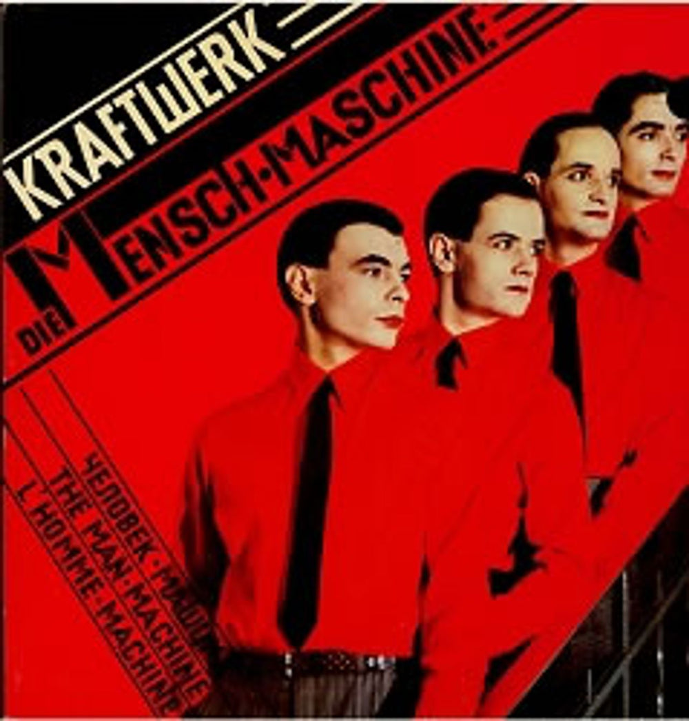 Kraftwerk Die Mensch-Maschine - black vinyl German vinyl LP album (LP record) 1C058-32843