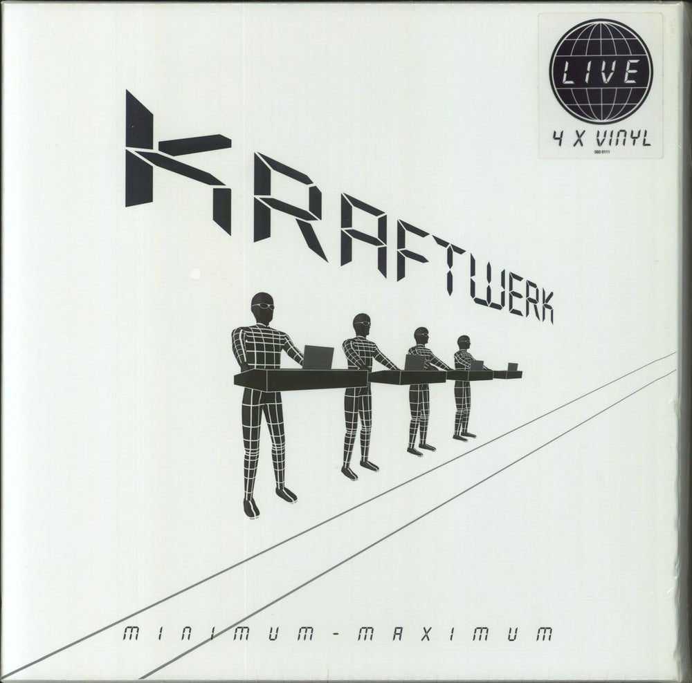 Kraftwerk Minimum Maximum - shrink UK Vinyl Box Set 5606111