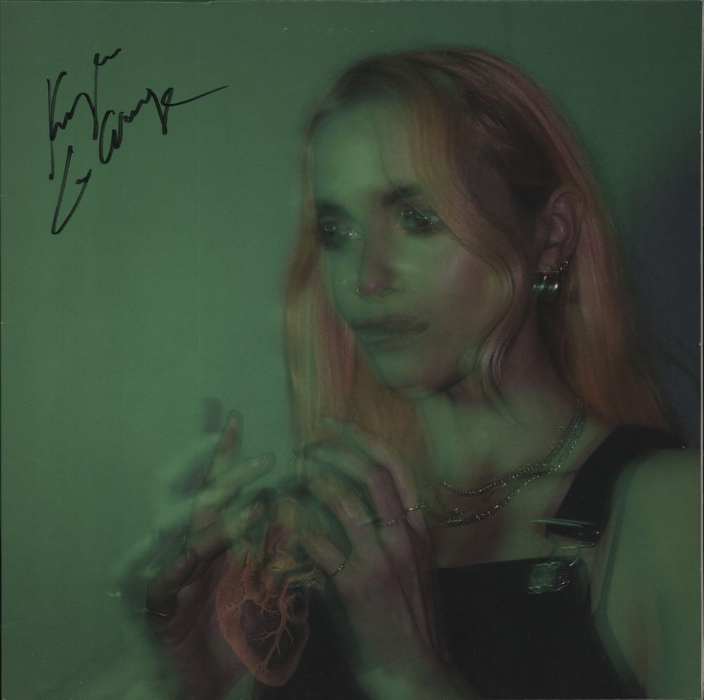 Kyla La Grange While Your Heart's Still Beating - Clear Vinyl - Autographed UK vinyl LP album (LP record) NH0001V