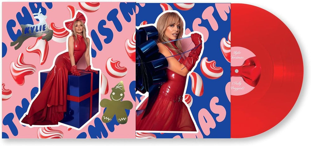 Kylie Minogue Kylie Christmas [Fully Wrapped] - Red Vinyl - Sealed UK vinyl LP album (LP record) 5021732847454