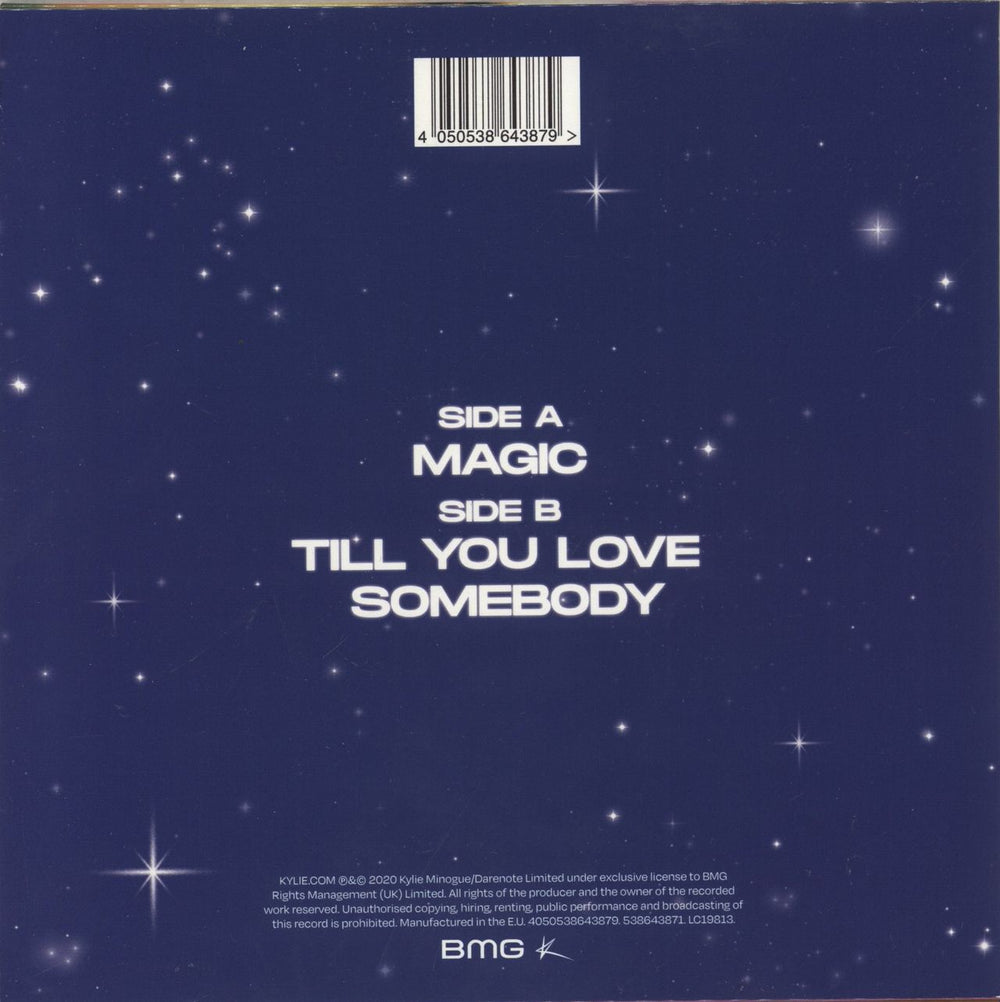 Kylie Minogue Magic - Yellow Vinyl - EX UK 7" vinyl single (7 inch record / 45) 4050538643879