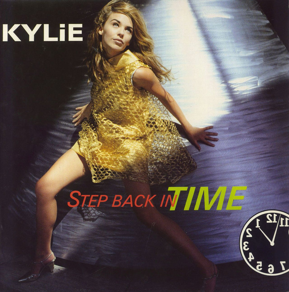 Kylie Minogue Step Back In Time UK 12" vinyl single (12 inch record / Maxi-single) PWLT64