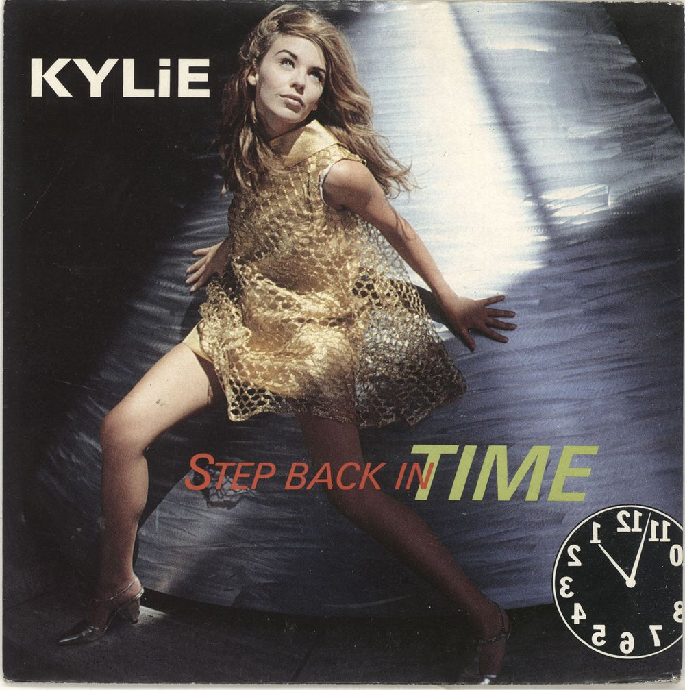 Kylie Minogue Step Back In Time UK 7" vinyl single (7 inch record / 45) PWL64