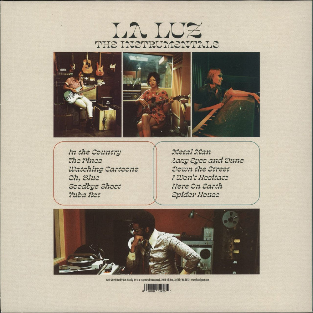 La Luz The Instrumentals - RSD '22 - Red Vinyl US vinyl LP album (LP record) 098787314205