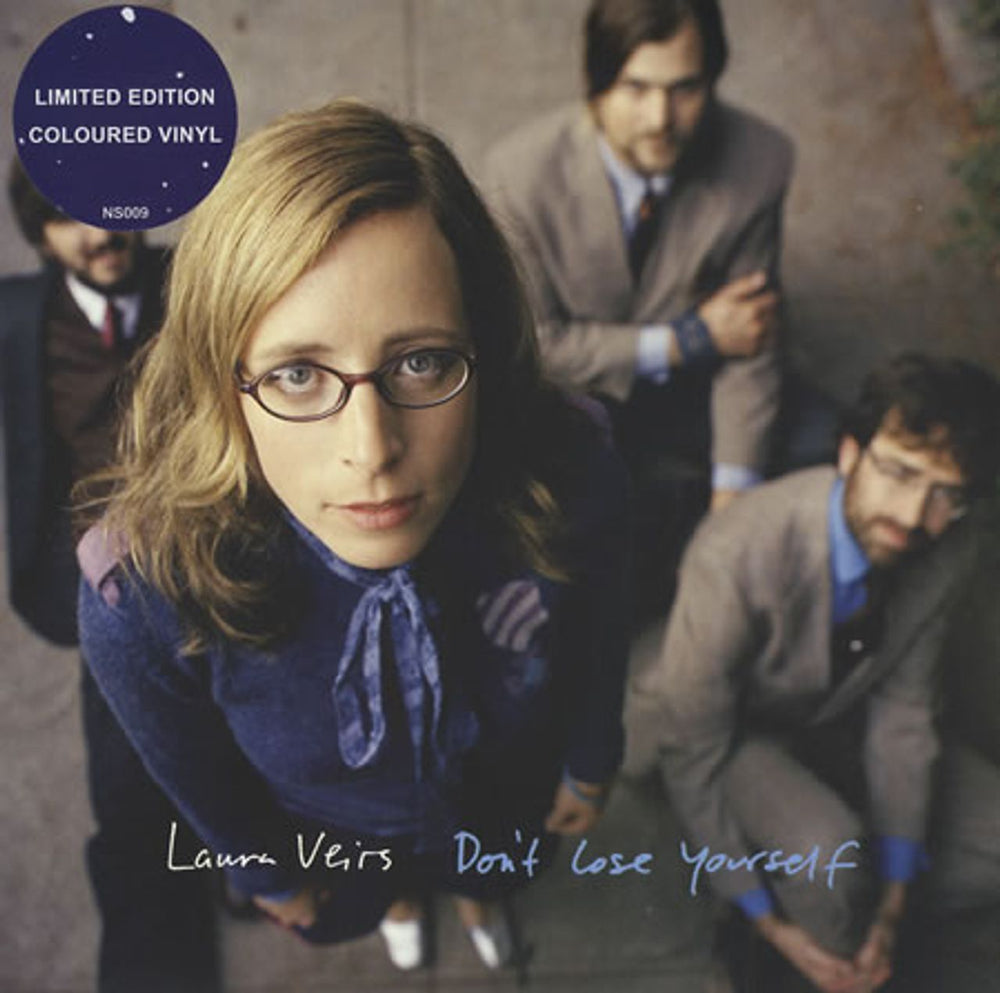 Laura Veirs Don't Lose Yourself - Blue Vinyl UK 7" vinyl single (7 inch record / 45) NS009