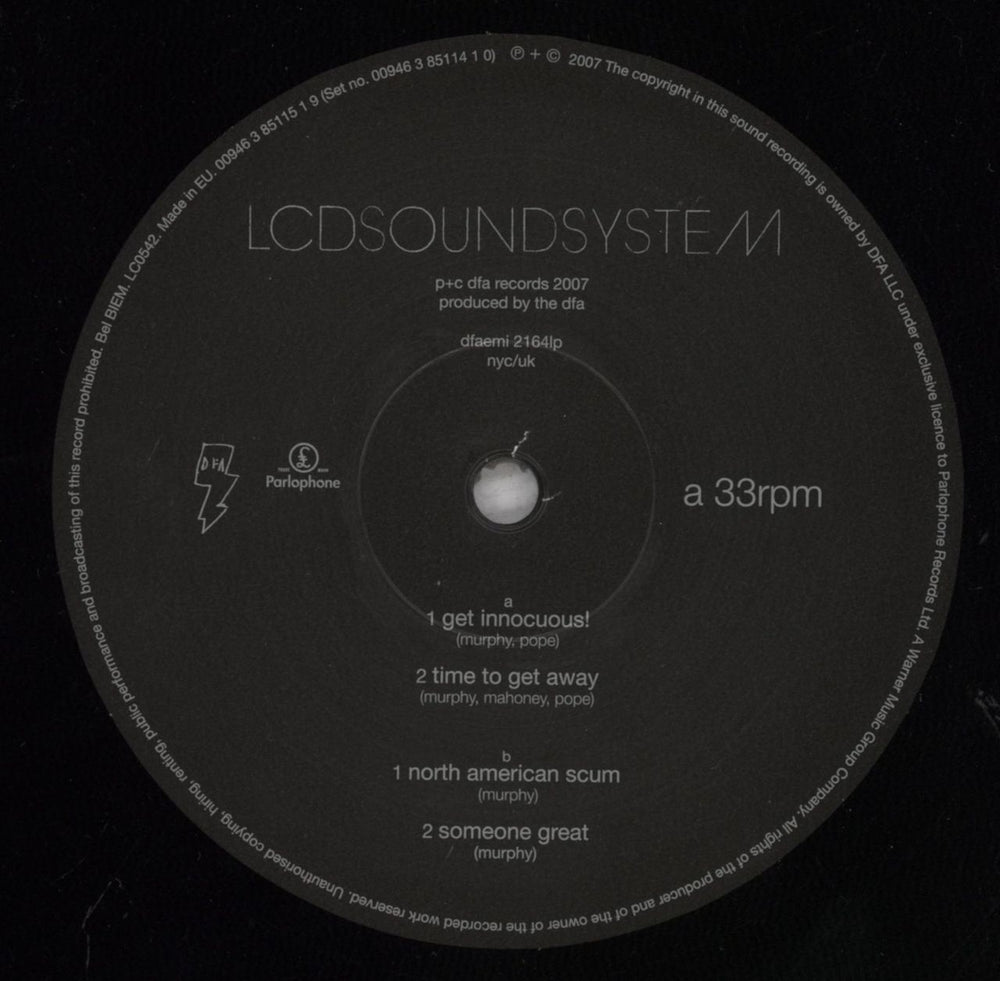 LCD Soundsystem Sound Of Silver UK 2-LP vinyl record set (Double LP Album) CDS2LSO836578