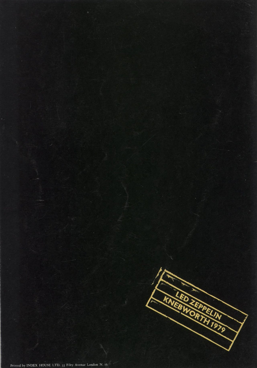 Led Zeppelin At Knebworth 1979 UK tour programme ZEPTRAT80553