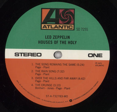 Led Zeppelin Houses Of The Holy - 200gm US vinyl LP album (LP record) ZEPLPHO509212