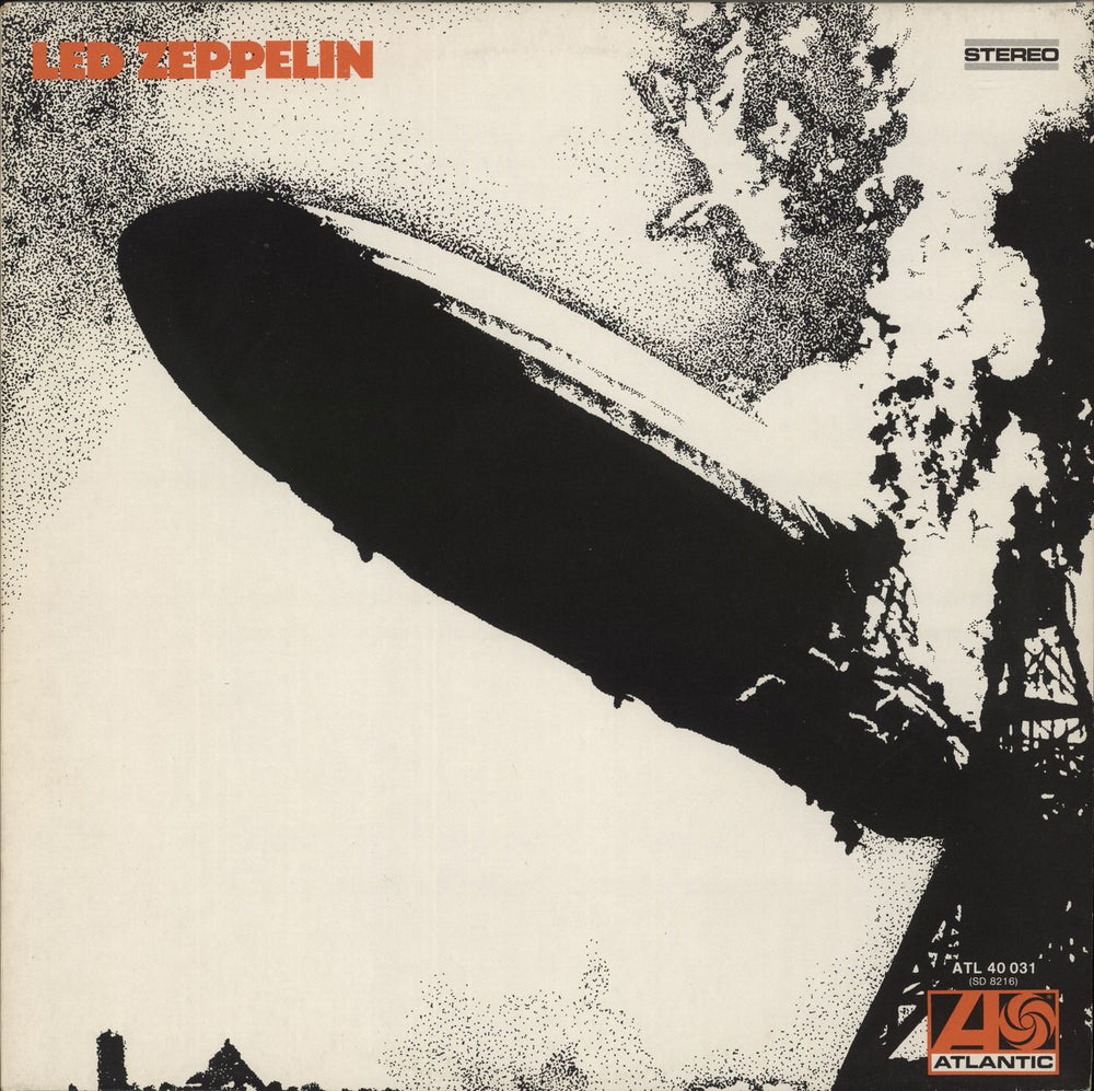 Led Zeppelin Led Zeppelin German vinyl LP album (LP record) ATL40031