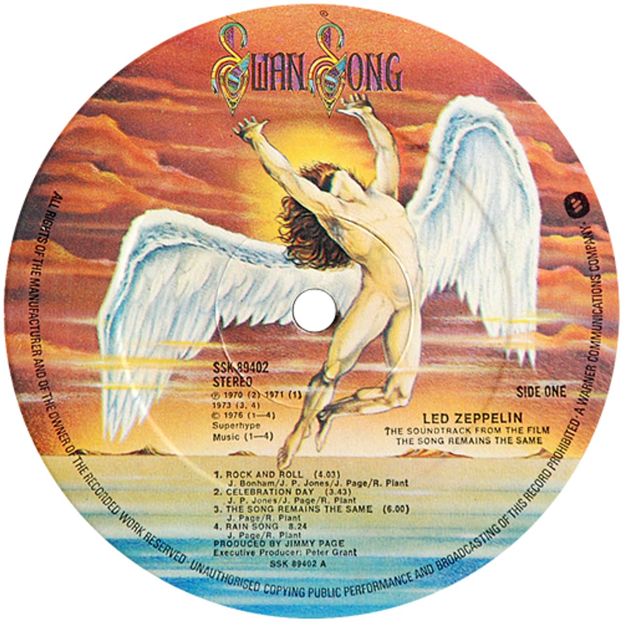 Led Zeppelin The Song Remains The Same - 1st - EX UK 2-LP vinyl 