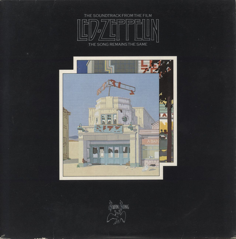 Led Zeppelin The Song Remains The Same - 1st - VG+ UK 2-LP vinyl record set (Double LP Album) SSK89402